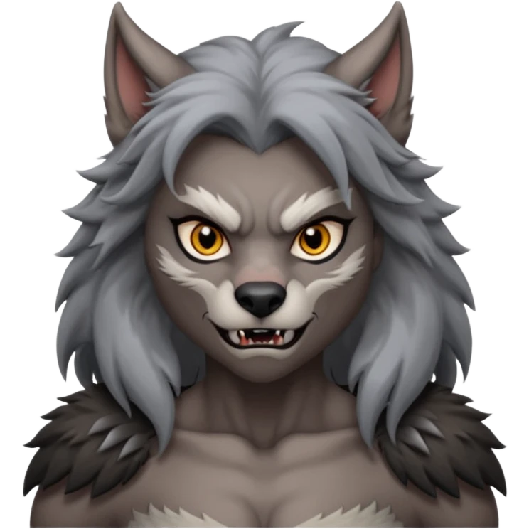 Female Werewolf body emoji