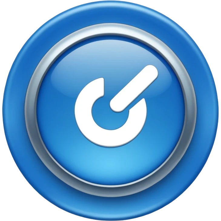 Verificado azul redondo  emoji