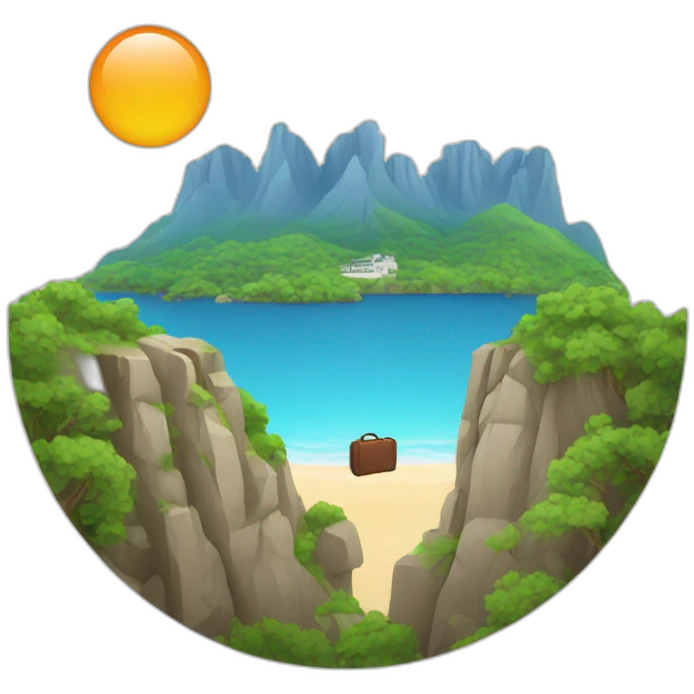 tourism travel logo emoji