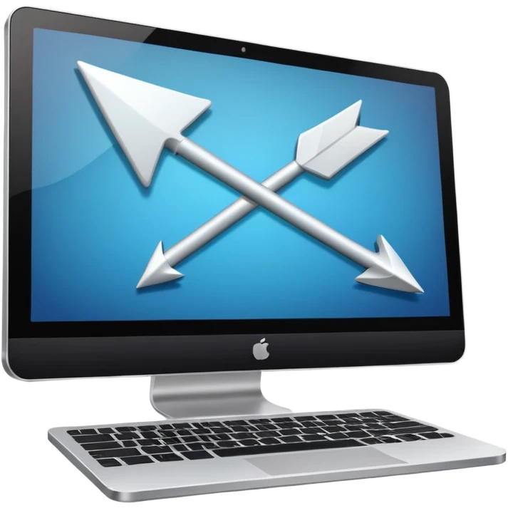 the cursor on the computer emoji