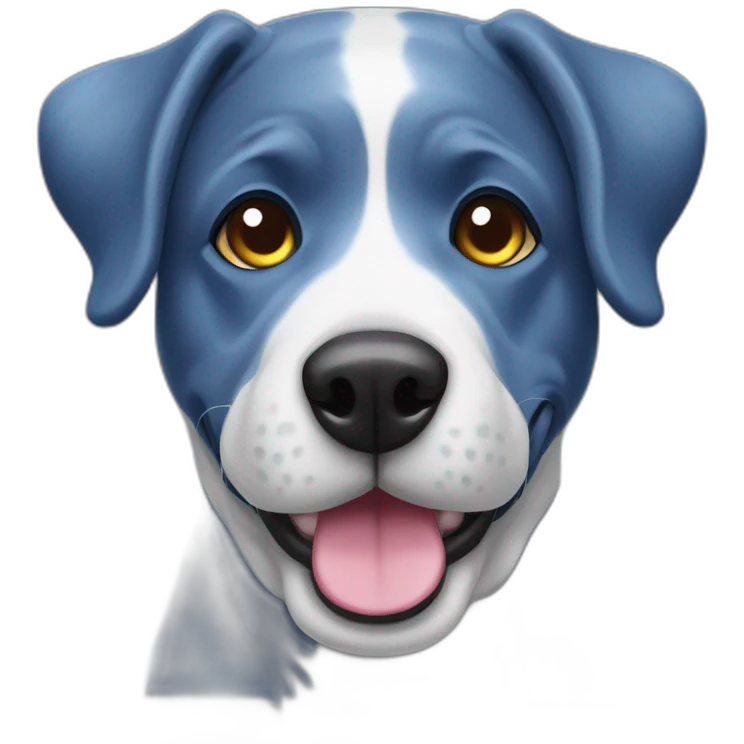 Candy rainbow Kerry Blue dog emoji