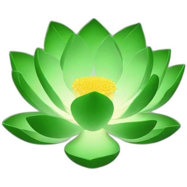 Green lotus emoji