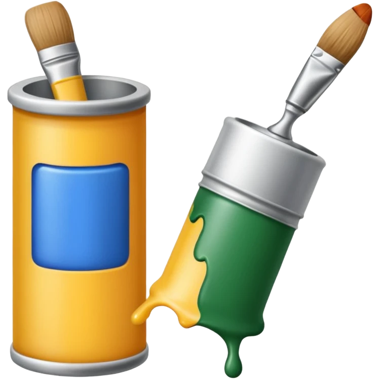 artist paint tube  emoji