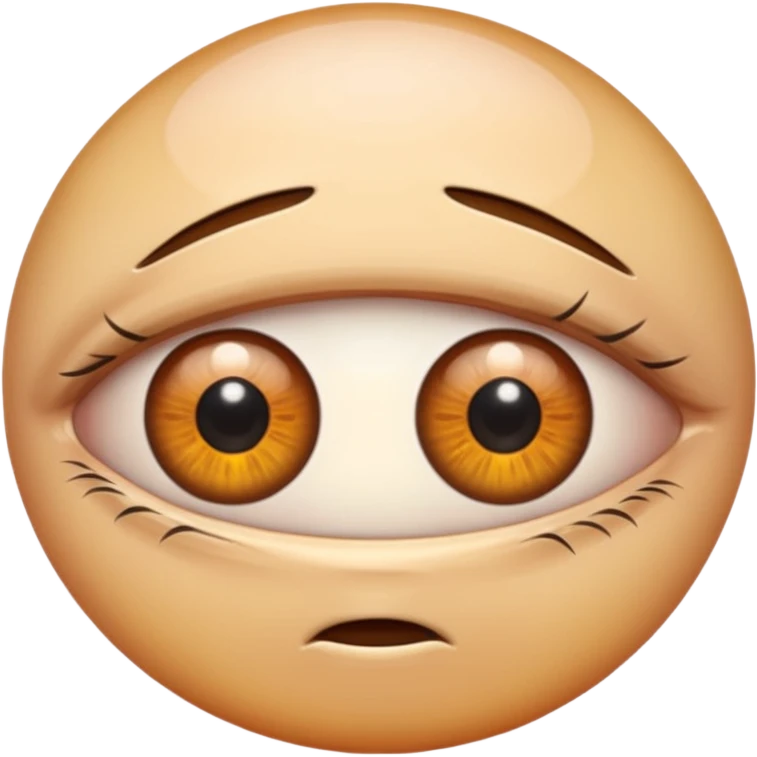 wide open eyballs emoji