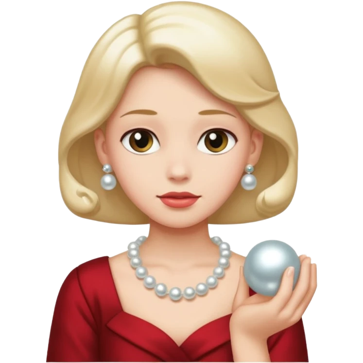 Clutching pearls  emoji
