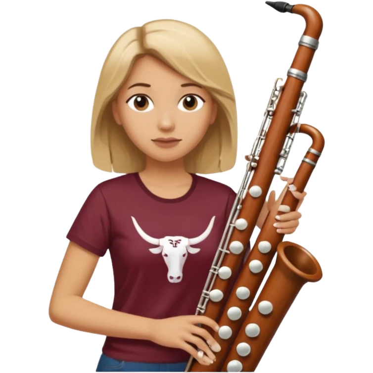 dirty blonde bassoon player texas a&m emoji