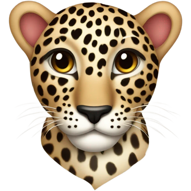 heart leopard emoji