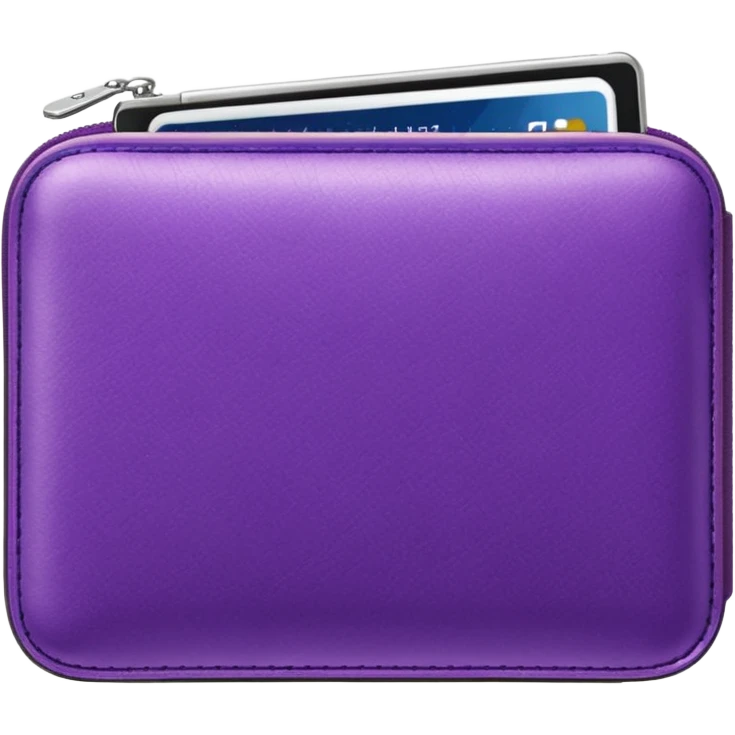 glitter purple wallet emoji
