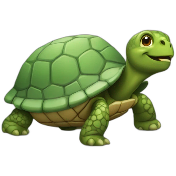 Chat sur tortue emoji