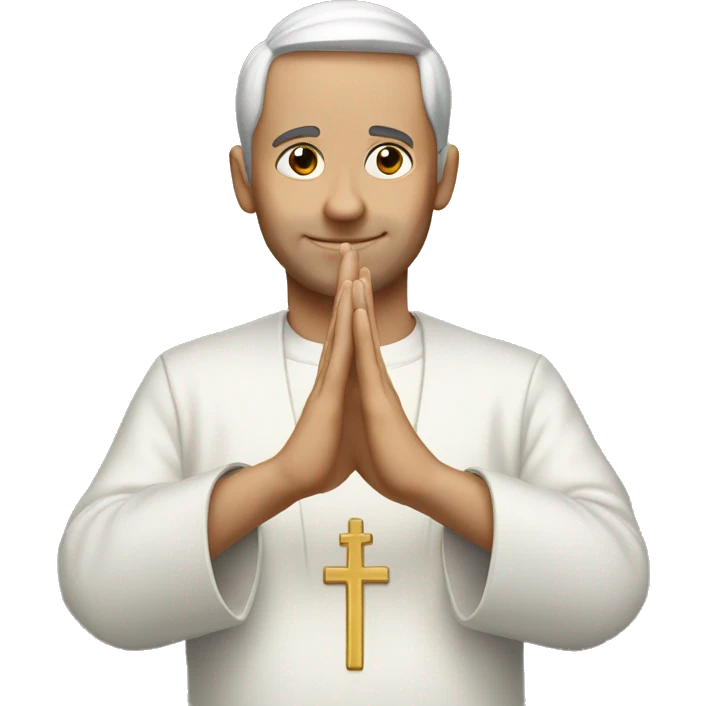 A Catholic doing Three-finger salute emoji