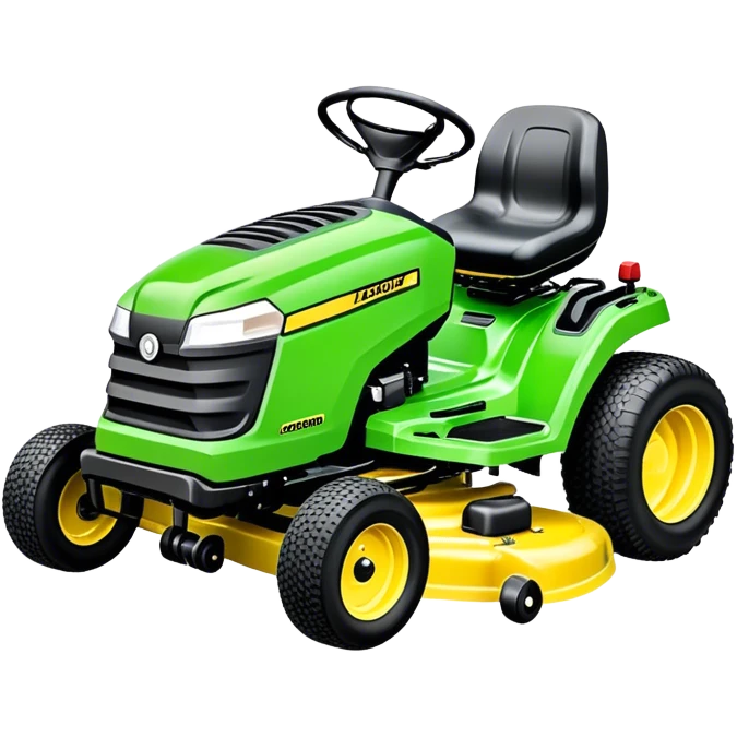 Riding mower emoji