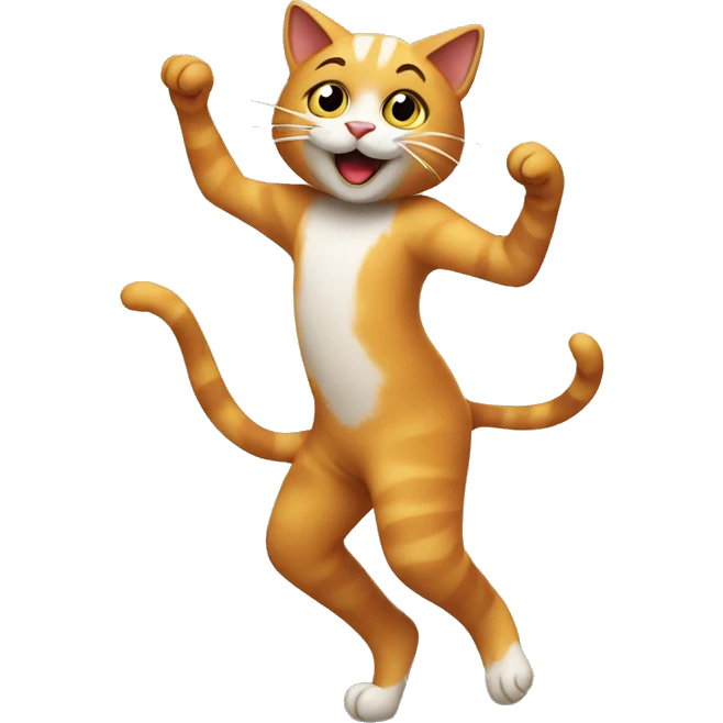 Dancing cat emoji