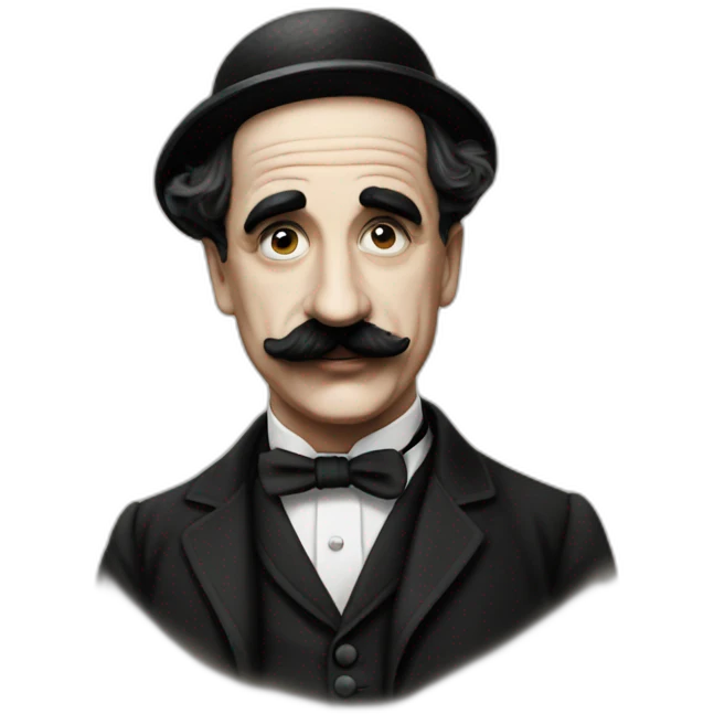 Moustache Charlie chaplin emoji