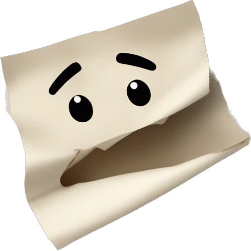 ripping paper emoji