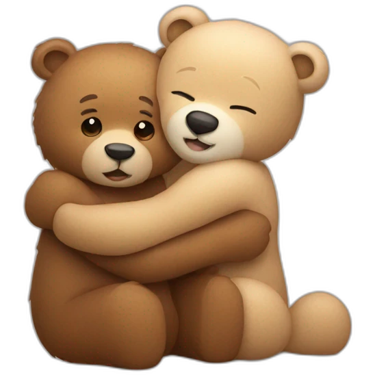hug bear emoji