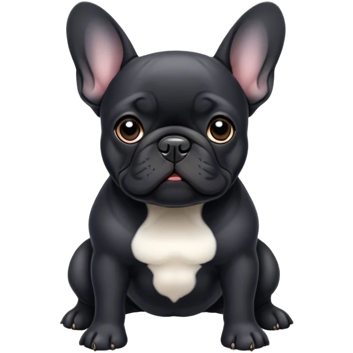 black frenchie emoji