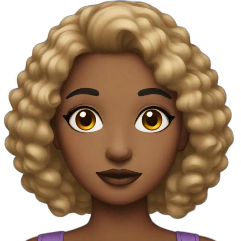 Girl with makeup  emoji