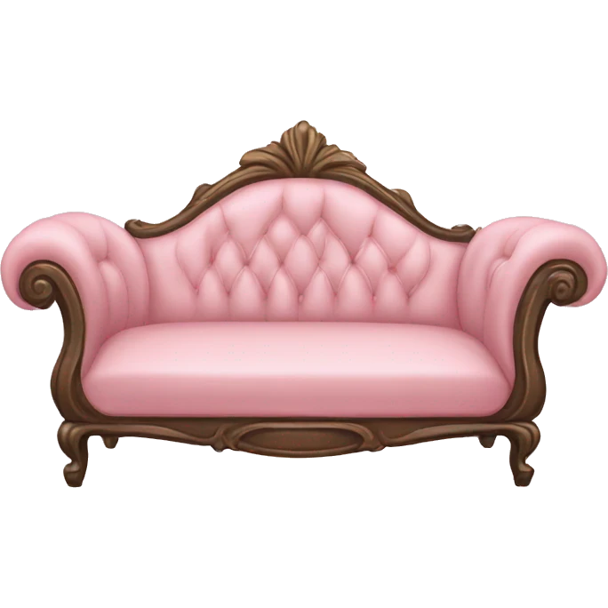 light pink victorian sofa emoji