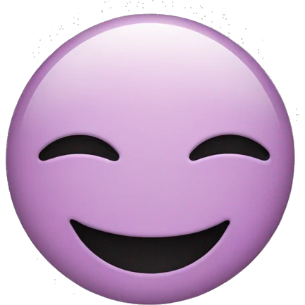 cute mauve smiley face emoji