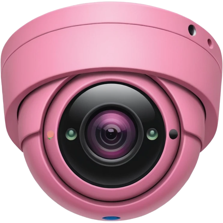 Security Camera pink  emoji