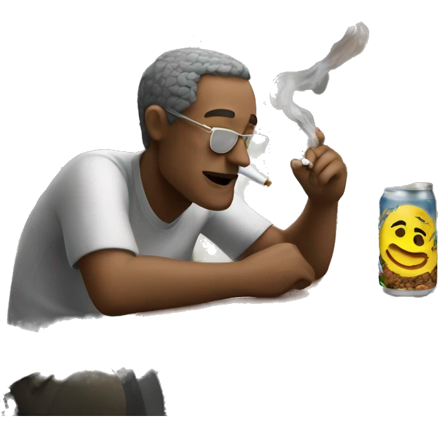 smoking on the patio emoji
