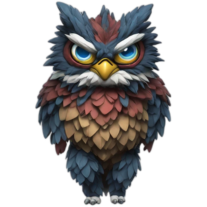 calm blue-eyed pokemon solo emoji