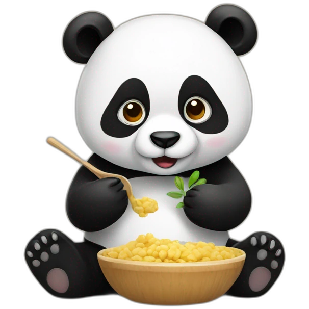 panda-eating emoji