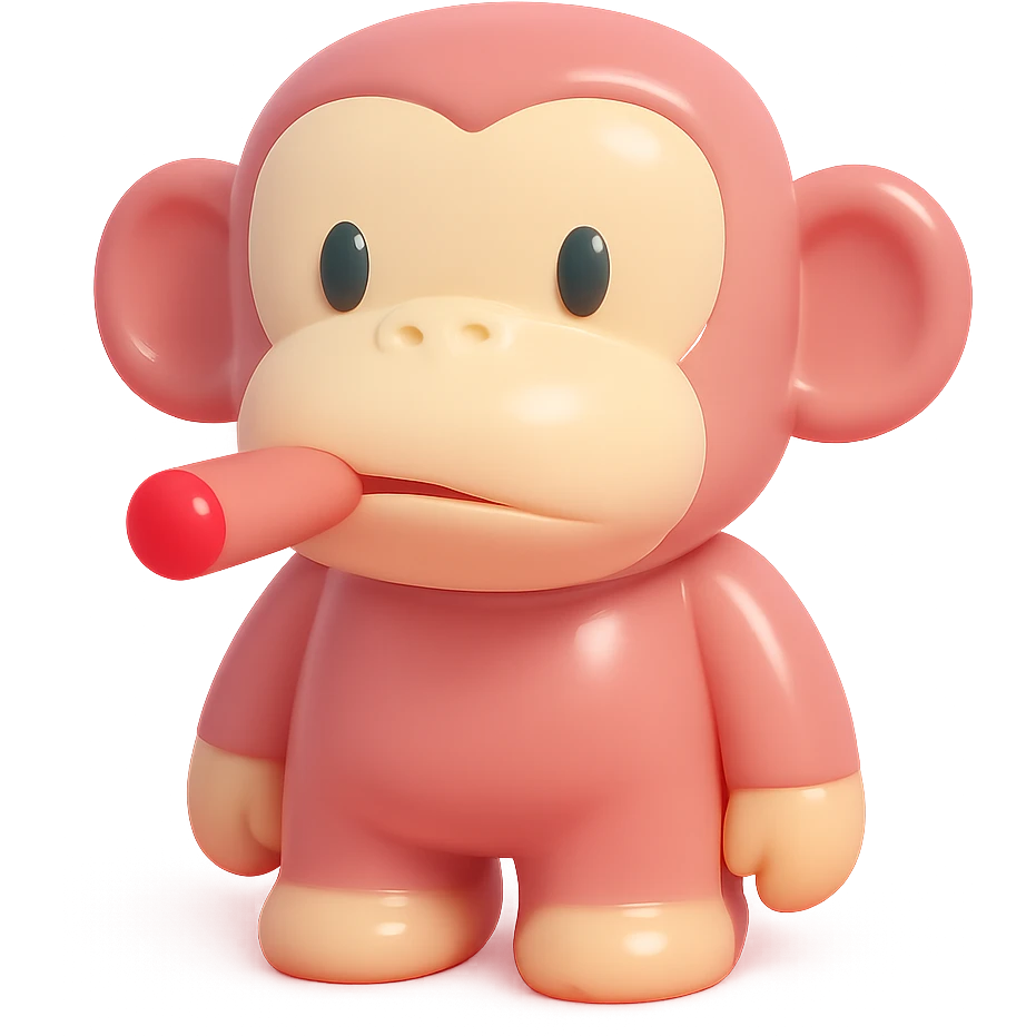 monkey with cigar emoji