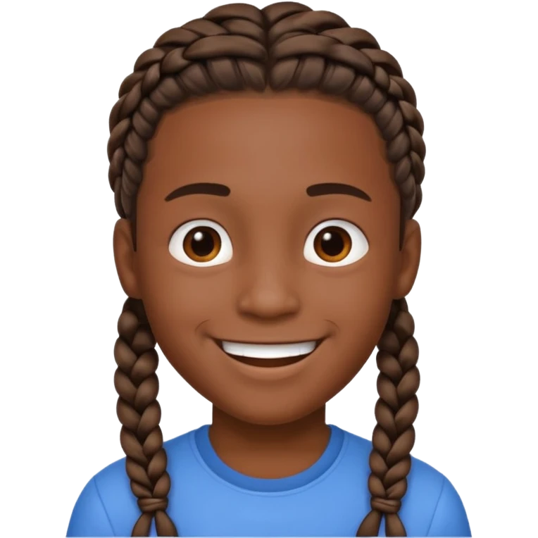 Wensday Boy with braids emoji
