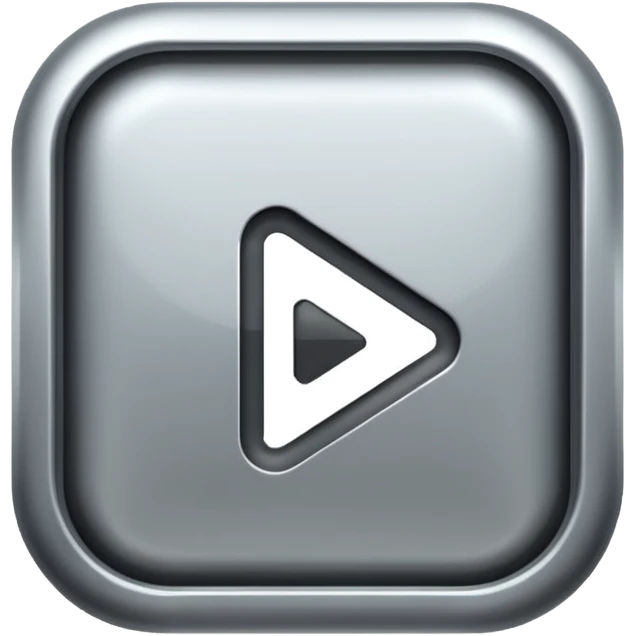 play button silver emoji