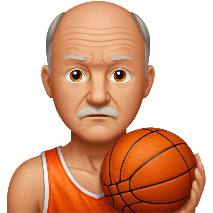 Gene Hackman with basketball  emoji