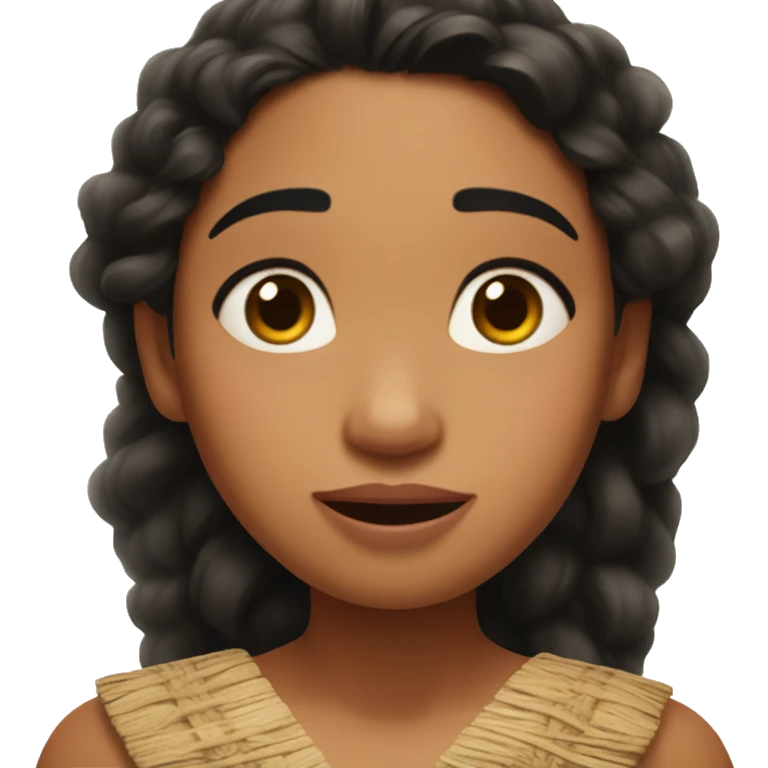 moana with closed eyes emoji