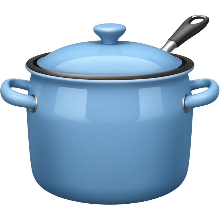 cooking pot powder blue   emoji