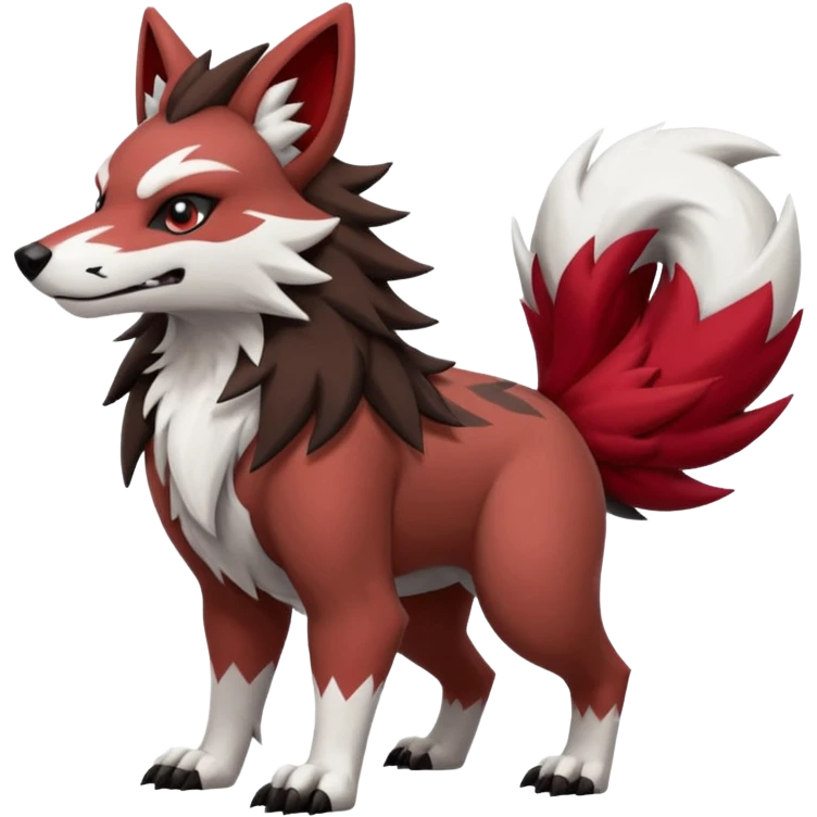 Lycanroc-Zigzagoon-Zangoose-Obstagoon-fusion emoji