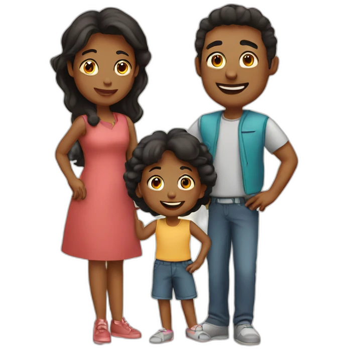 a family of 4 emoji