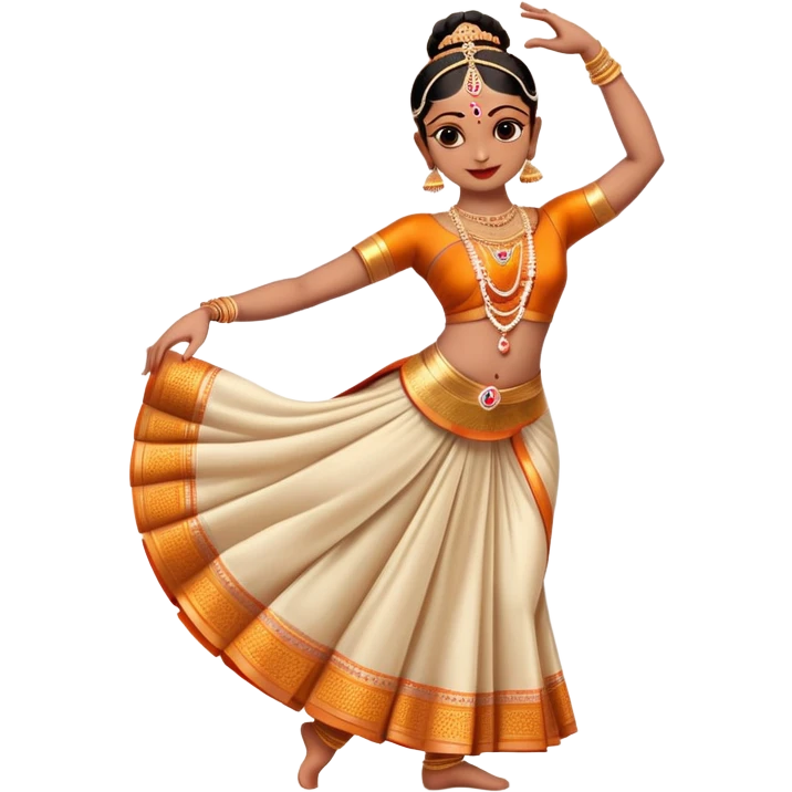 cinematic-realistic-bharatanatyam-dance-emoji,-depicted-as-an-elegant-classical-indian-dance-performance-with-graceful-poses,-intricate-costumes,-and-expressive-hand-gestures,-rendered-with-rich-textures-and-warm-dramatic-lighting emoji