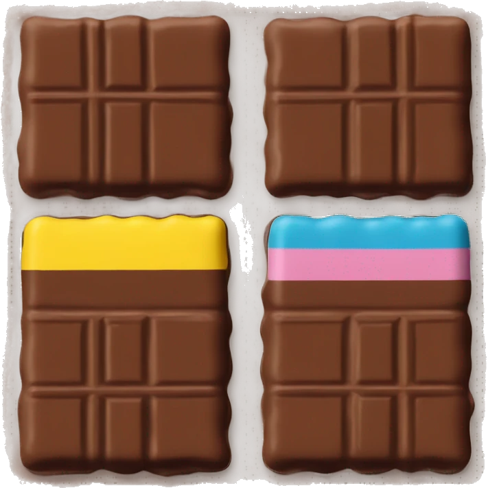 chocolate ritter sport emoji