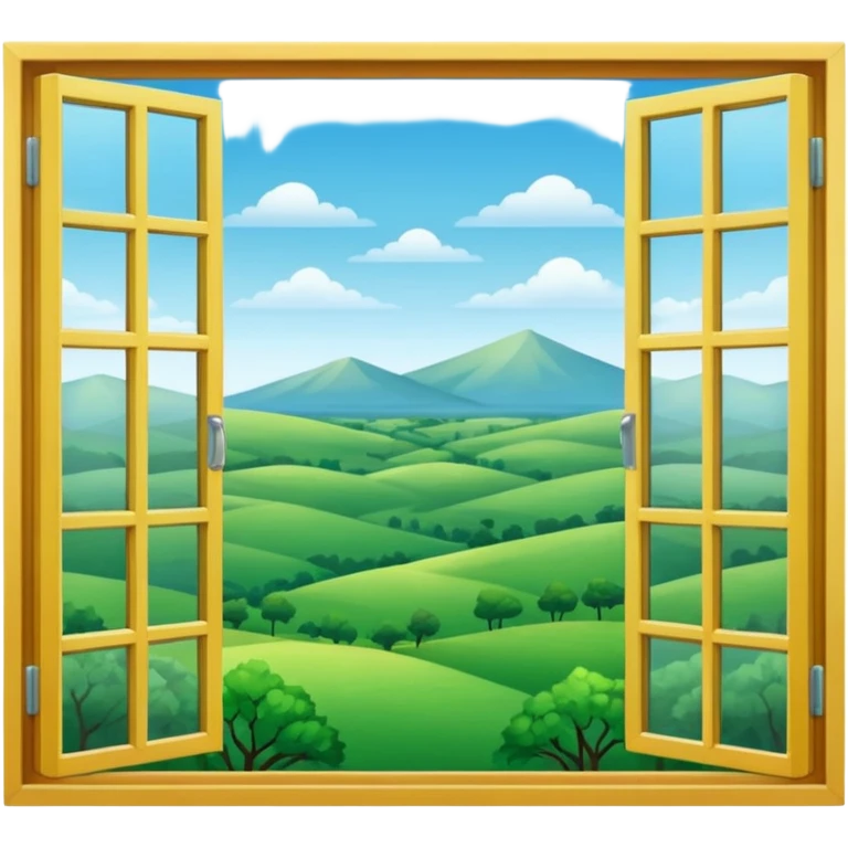 Windows with outdoor view emoji