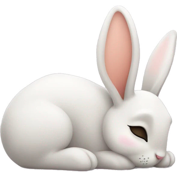 sleeping bunny emoji