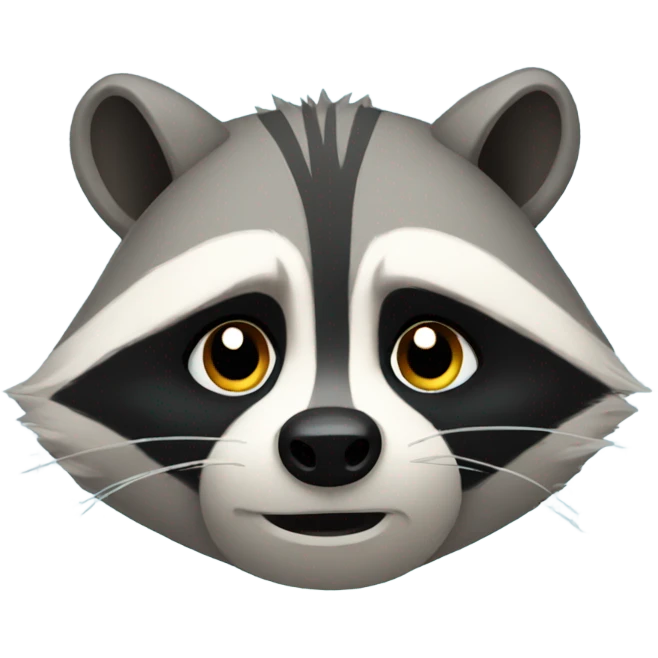 Sad raccoon emoji