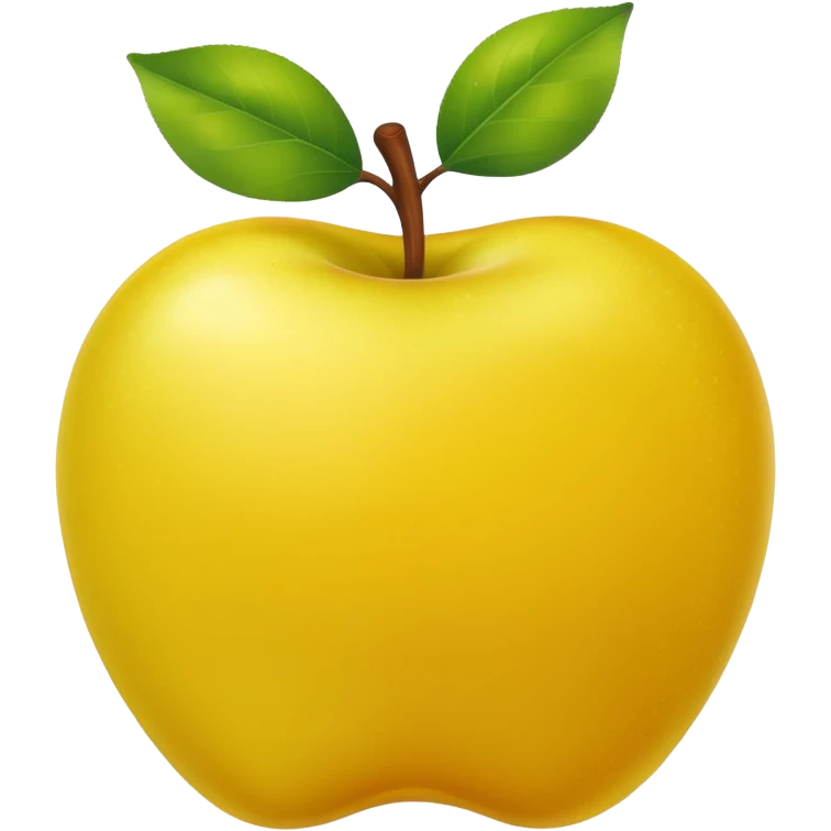 🍏 but yellow emoji
