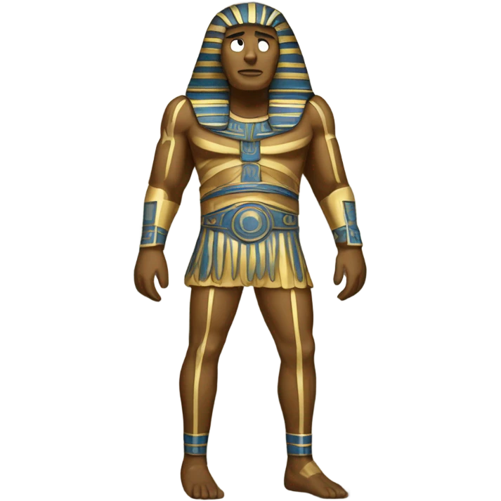 gold blue white black sarcophagus, full body  emoji