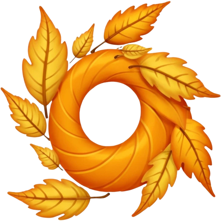 Fall themed emoji