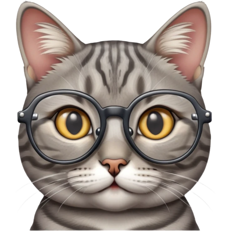 Cat with glasses  emoji