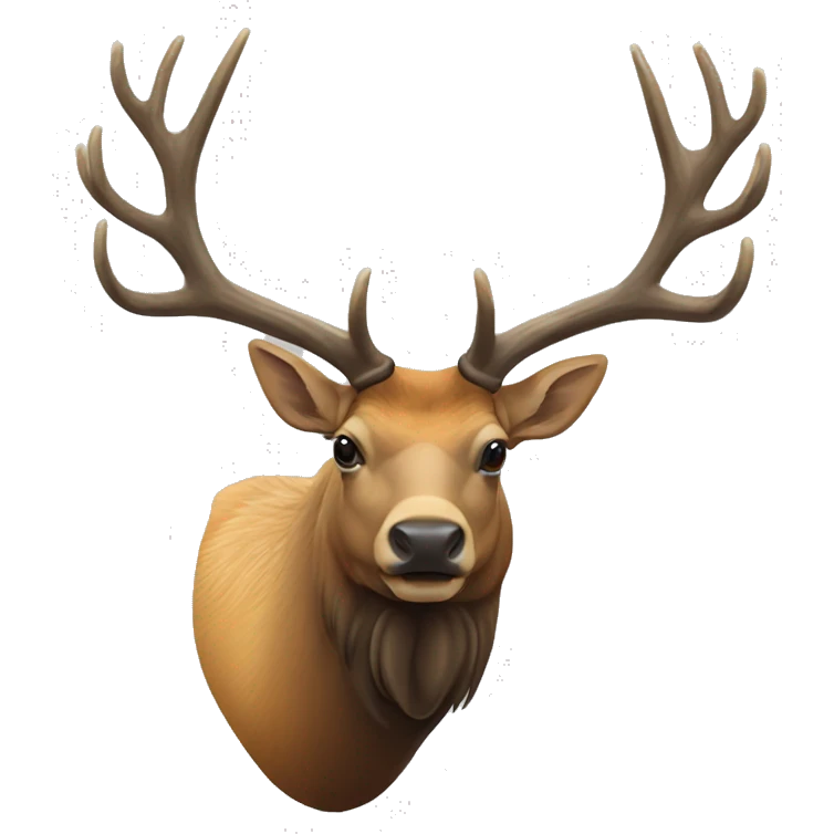 Big branch bull elk emoji