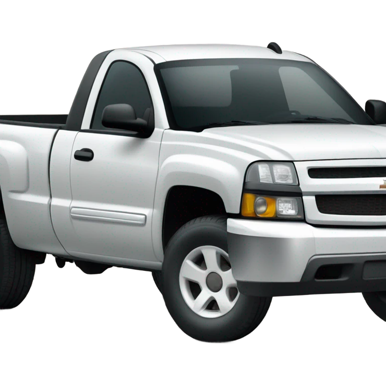 2004 Chevy truck white  emoji