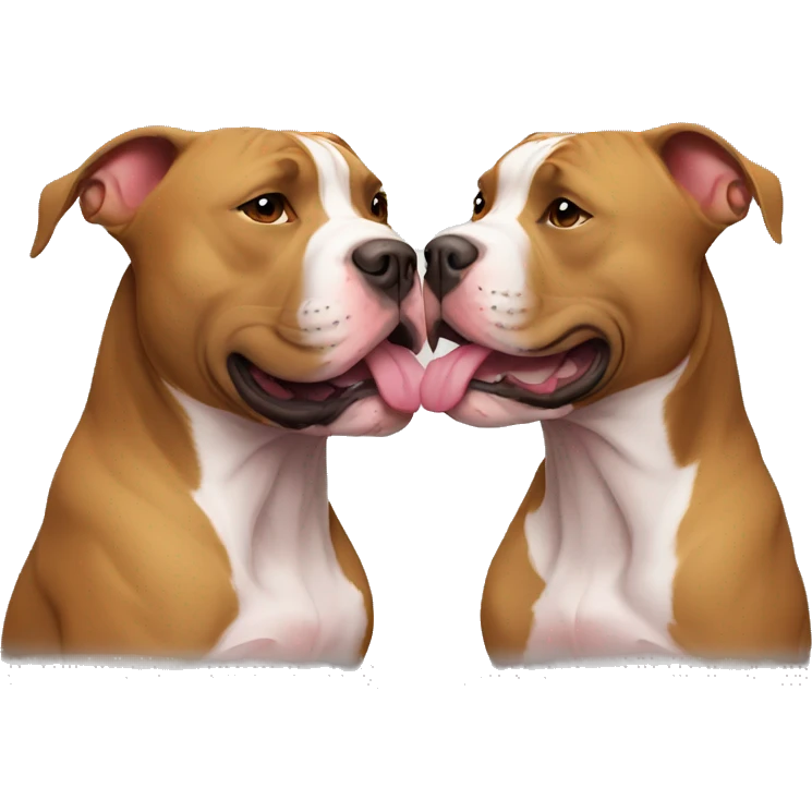 pitbull kiss emoji