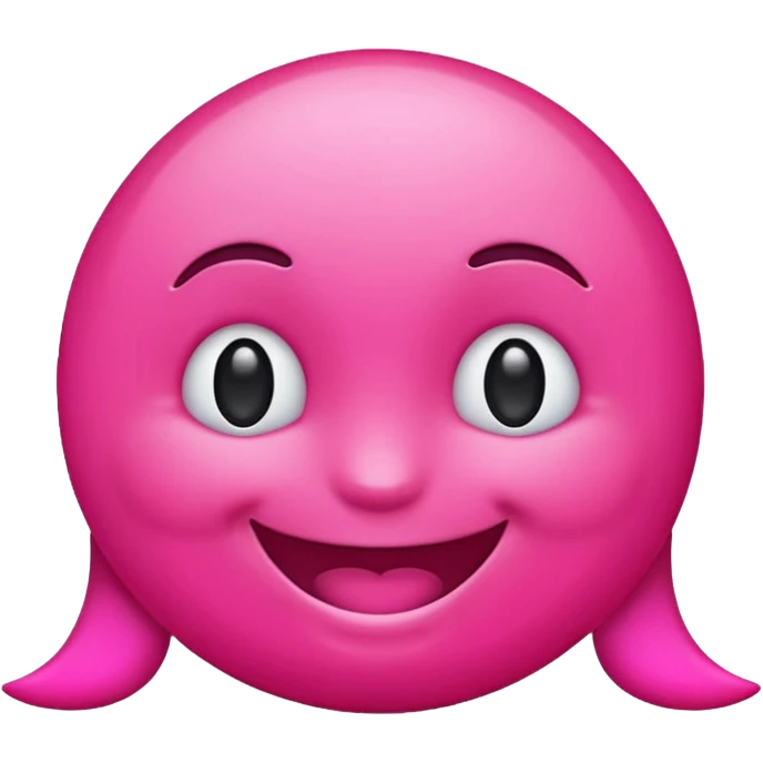 make a discord emoji role that is bright hot pink, almost neon for someone who host events- non gender specified emoji