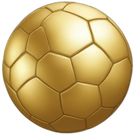 Golden ball emoji