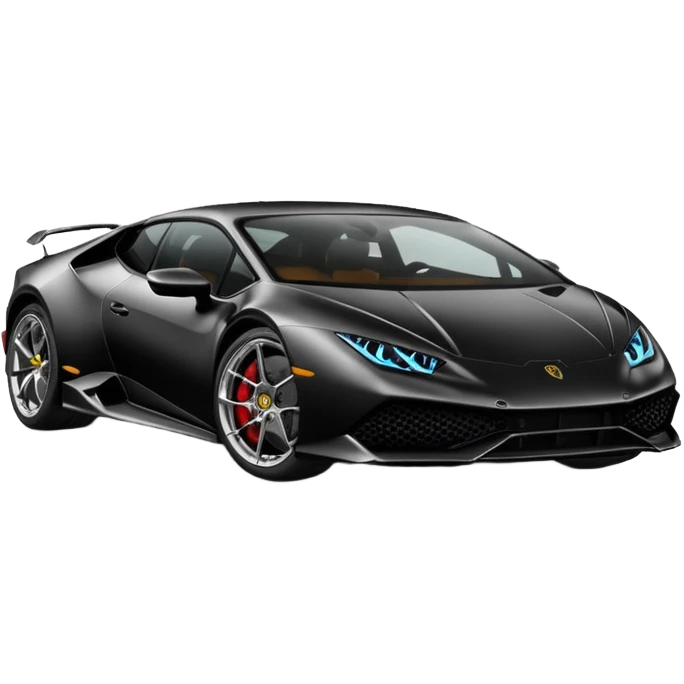 Lamborghini Huracanes, noir emoji